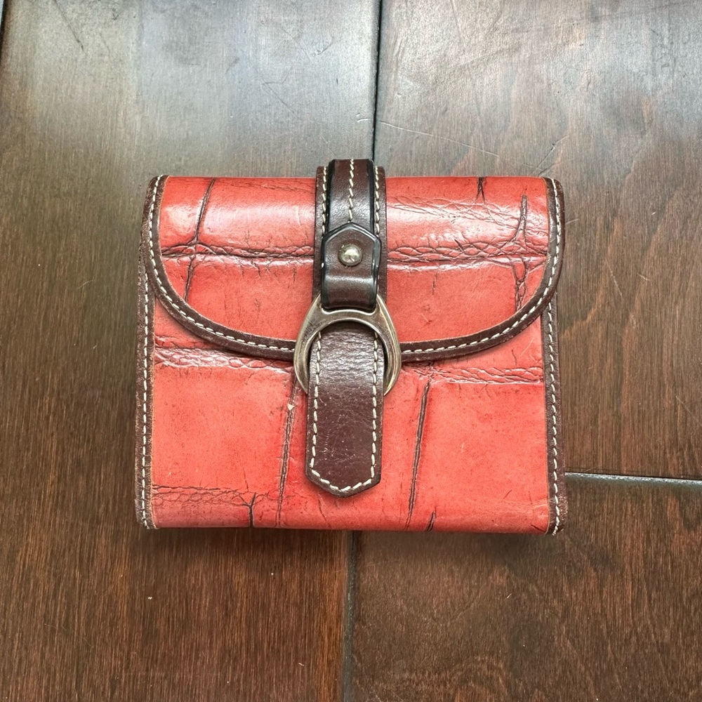 Dooney and Bourke Red leather wallet